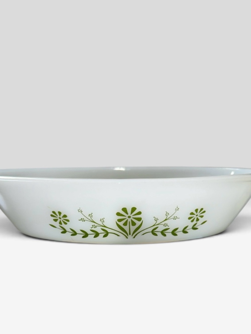 Glasbake Crazy Daisy Spring Blossom Divided Casserole Dish Vintage J2352 Vintage